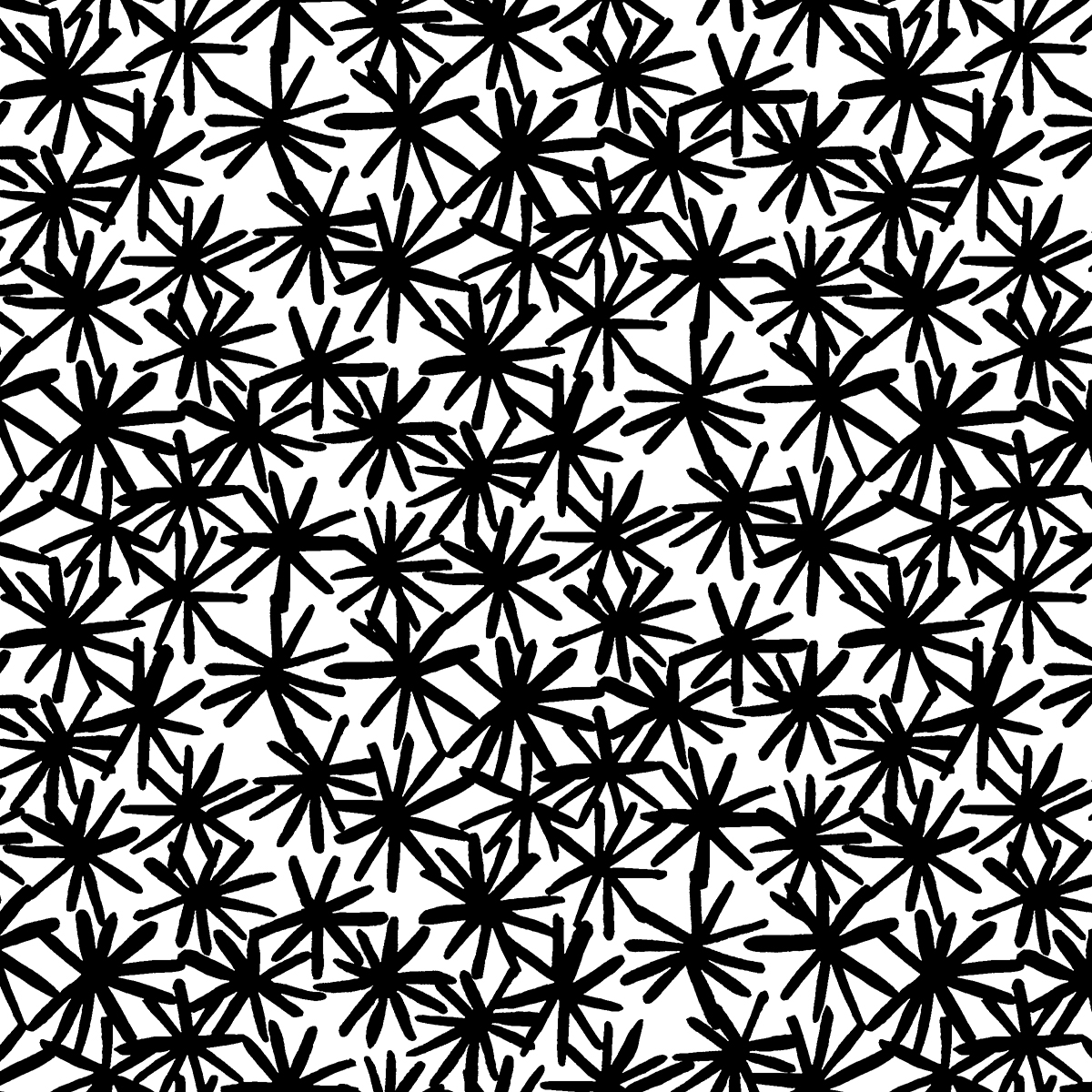 Pieced Brain Black and White free quilt pattern