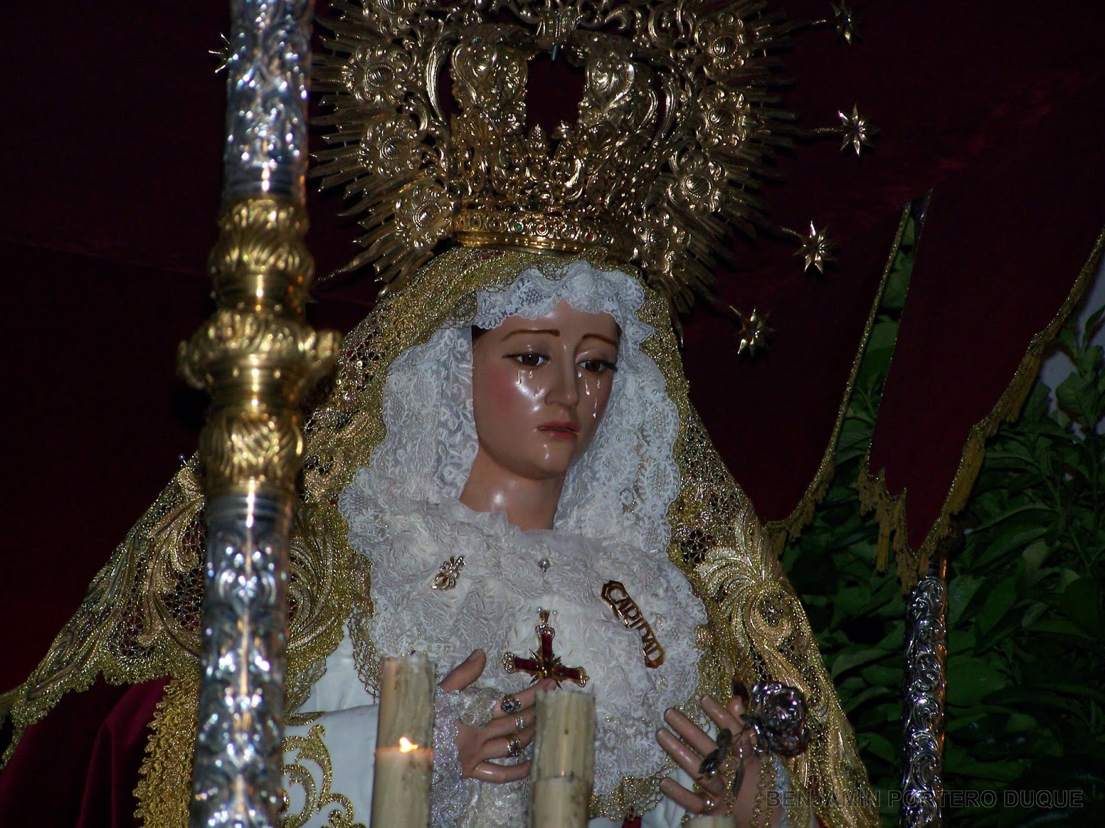 Horario e Itinerario Rosario de Ánimas María Santísima de la Caridad. Montilla 01 de Noviembre del 2023