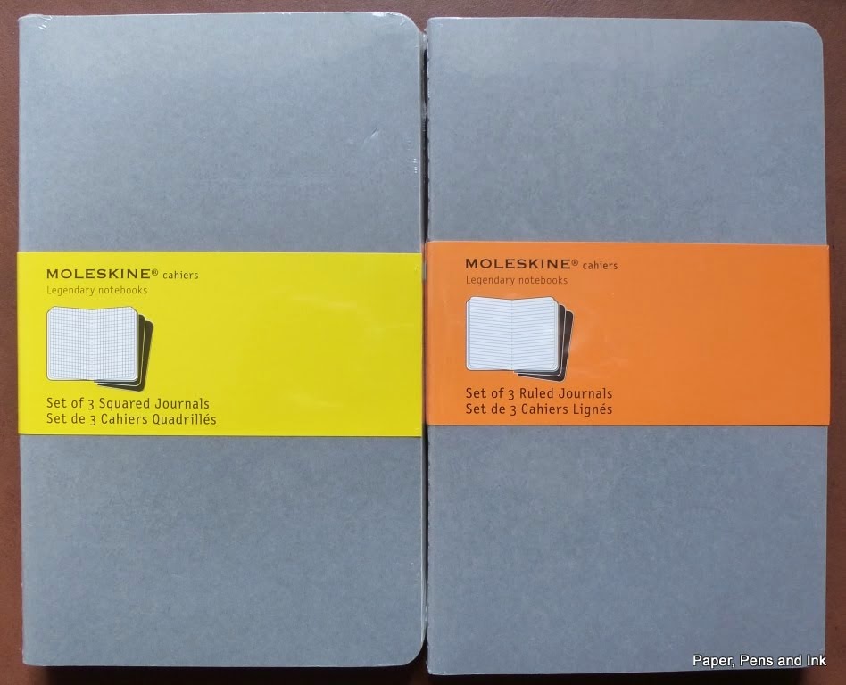 Paper Pens Ink Moleskine large cahier review