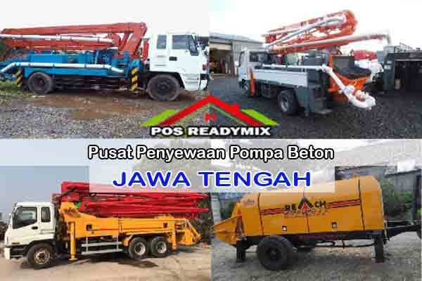 Harga Sewa Pompa Beton Jawa Tengah Terbaru 2022 - POS READYMIX