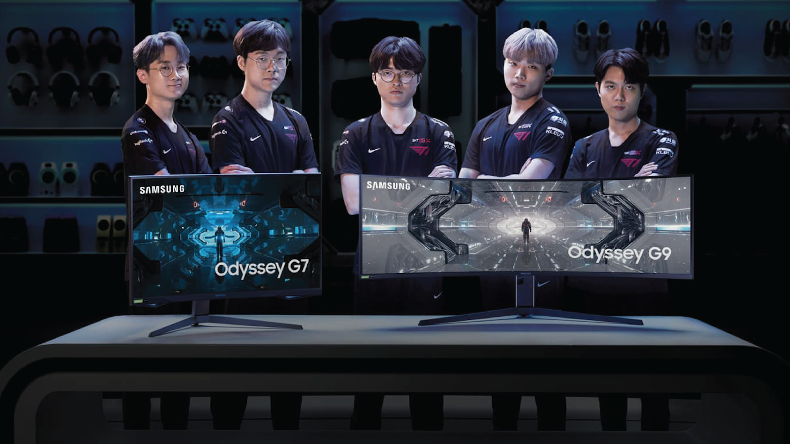 Players experience. Samsung Sponsorship. Два Samsung Odyssey g7. Odyssey g9. Самсунг Спонсор Rivals.