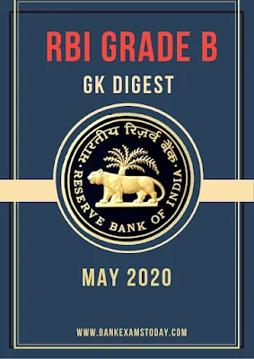 RBI Grade B GK Digest: May 2020