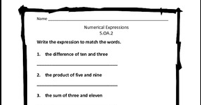 The Best of Teacher Entrepreneurs IV: FREE MATH LESSON - “Numerical