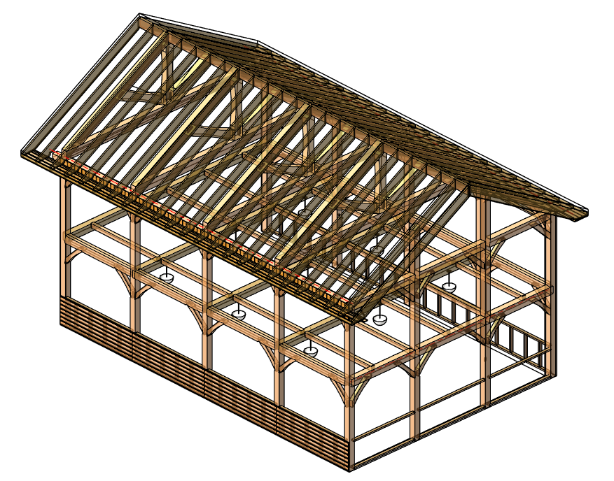 Revit Add Ons Wood Framing Oak Heavy Timber - How To Layout A Wood Frame Wall In Revit