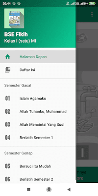 Aplikasi Buku Siswa Fikih Kelas 1 MI Kurikulum 2013 Edisi 2014