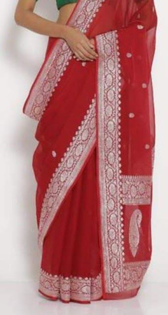 Banarasi designer sarees price 5100 Rs.