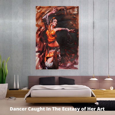 Dancer Caught In The Ecstasy of Her Art
