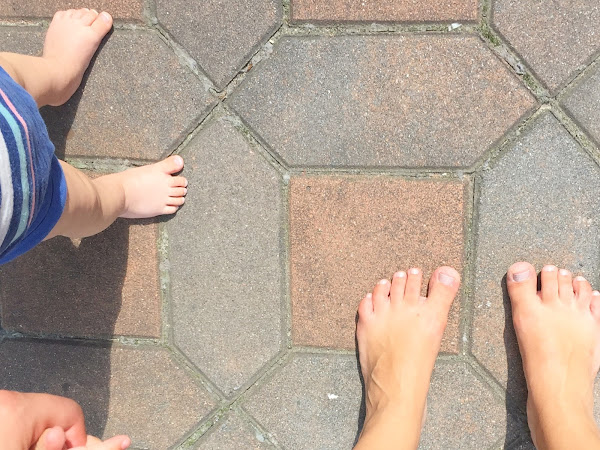 When he reaches for my hand...