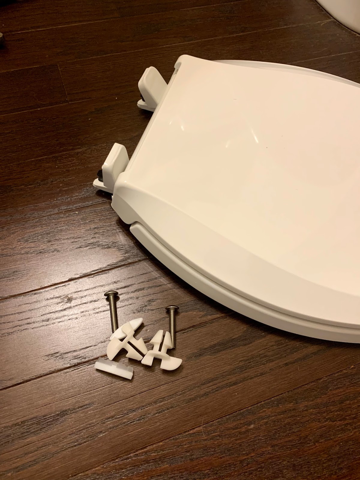 Replacing Toilet Seat