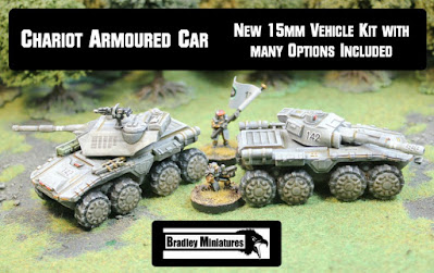 Chariot Armoured Car multi kit released for Bradley 15mm Sci-fi range