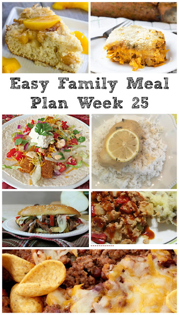 Cooking With Carlee: Easy Family Meal Plan Week 25