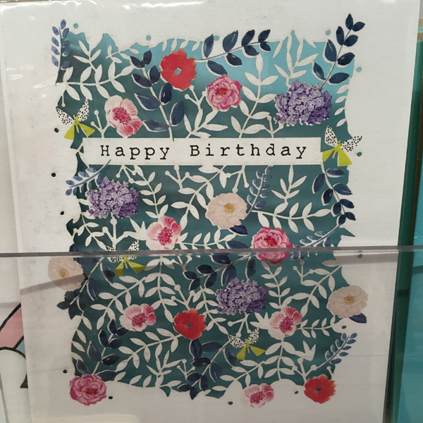 print & pattern GREETINGS CARDS sainsbury's