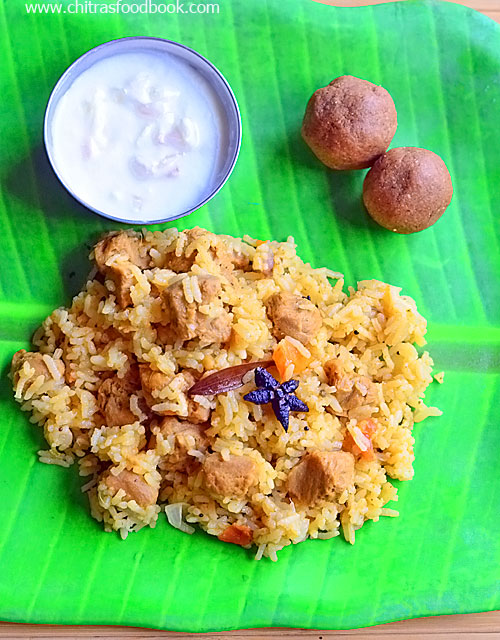 Soya Chunks Biryani RecipeMeal maker biryani recipe Chitra's Food Book