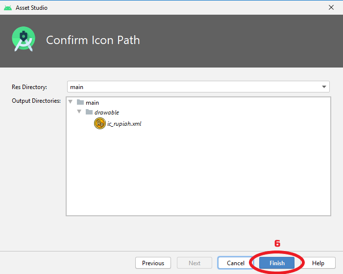 Cara membuat custom icon vector asset di android studio tutorial