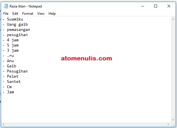 blokir jaringan iklan adsense ads.id