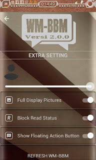 BBM MOD Manual Ala WM Apk v3.2.0.6 Full Picture Unclone Terbaru