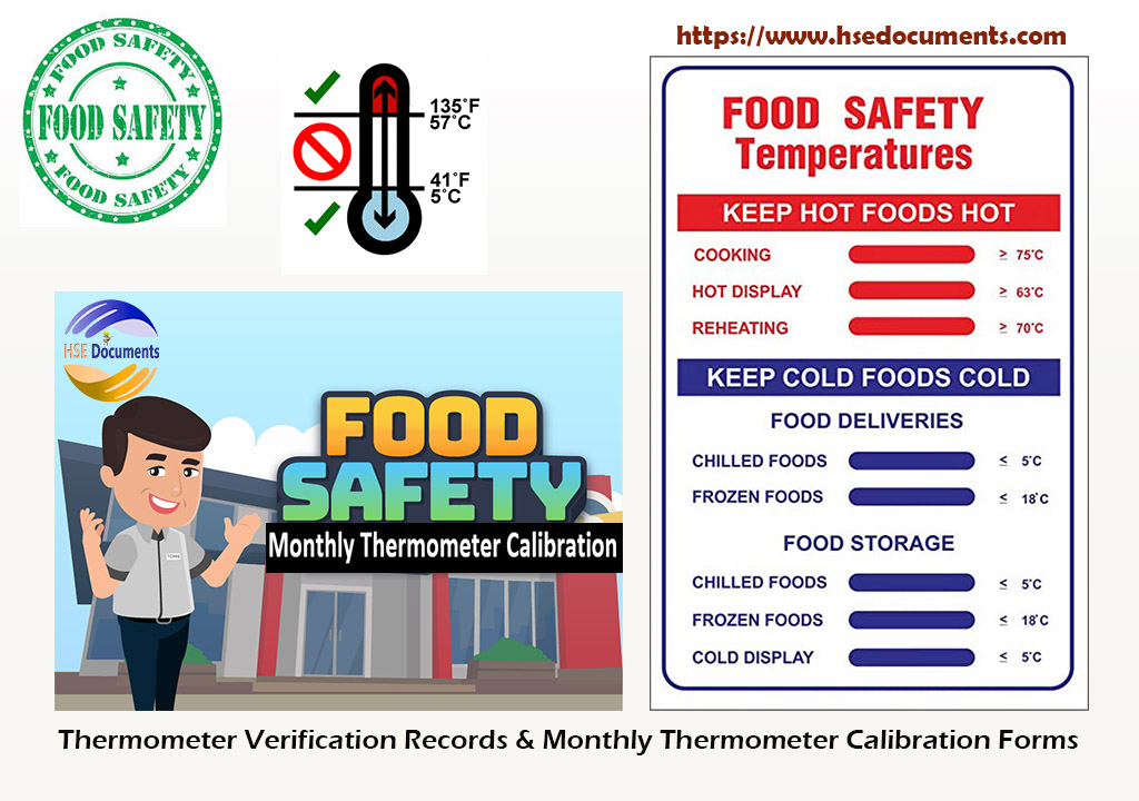 Thermometer Verification Records & Monthly Thermometer Calibration