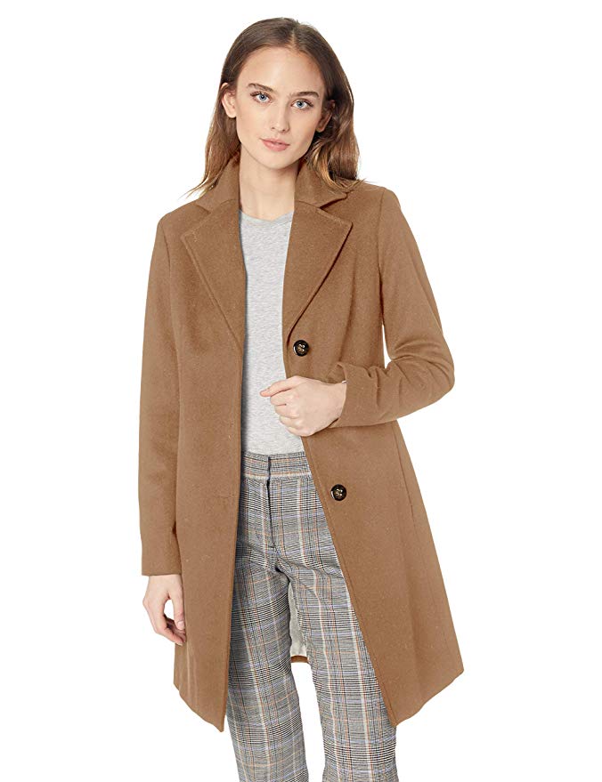 Calvin Klein Women's Classic Cashmere Wool Blend Coat