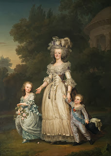 Marie Antoinette with Madame Royale and the Dauphin