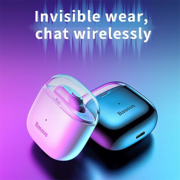Tai nghe Bluetooth Baseus Encok Wireless Earphone A03 (Bluetooth V5.0, Voice Assitant, Charging Case, Waterproof)