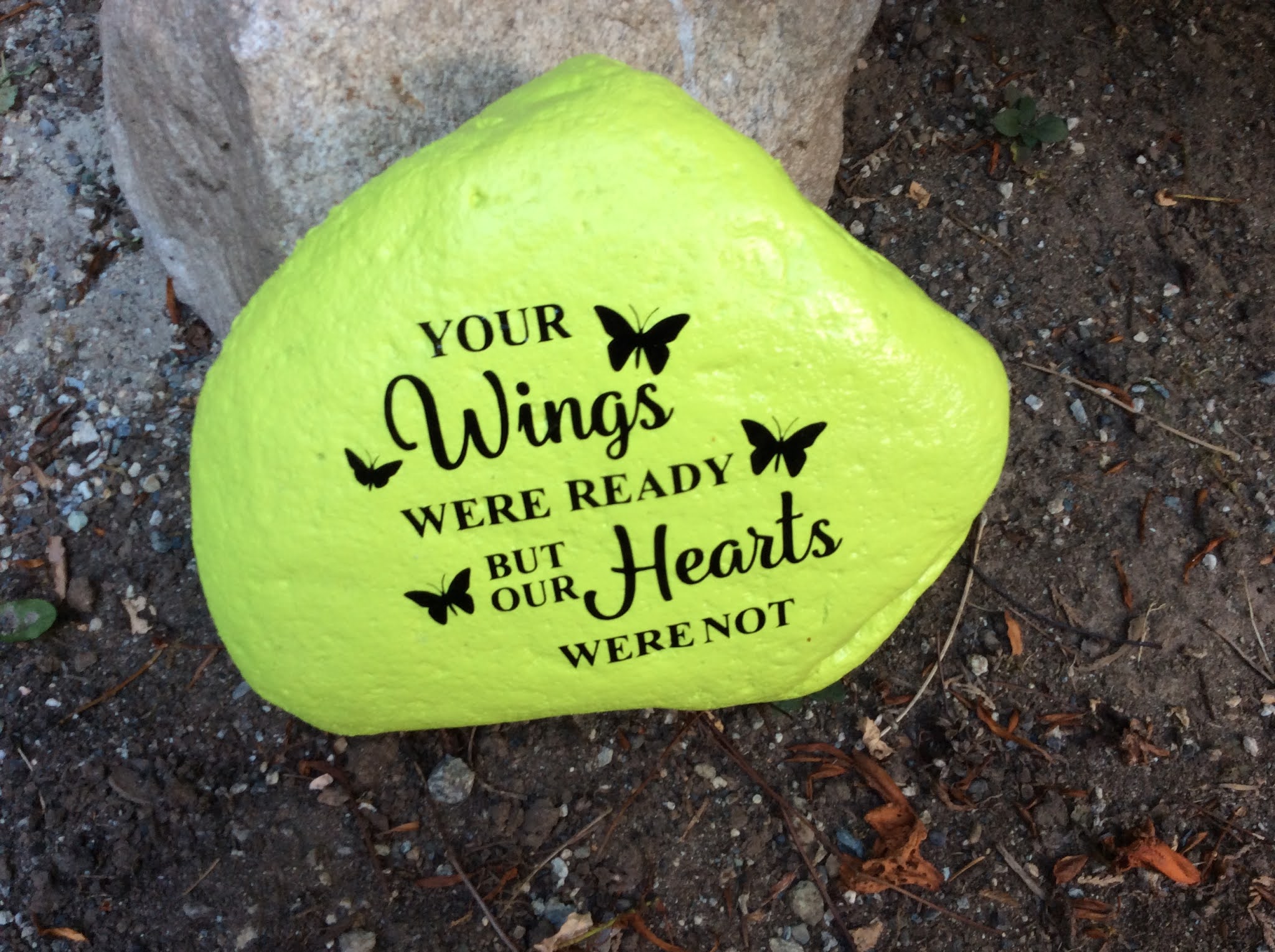 How to Apply Vinyl Decals to Rocks or Textured Surfaces