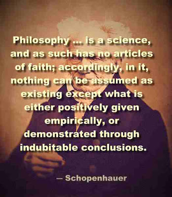Schopenhauer quote on philosophy
