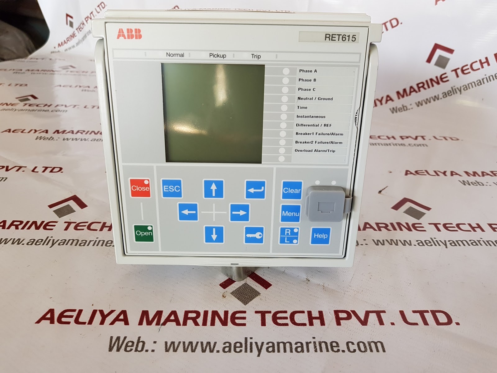 ABB RET615 TRANSFORMER PROT.AND CONTROL RELAY Aeliya Marine