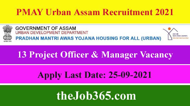 PMAY-Urban-Assam-Recruitment-2021 PMAY-Urban-Assam-Recruitment-2021