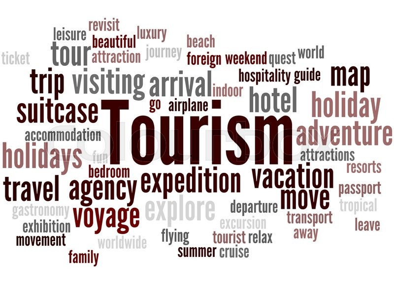 Tourism words. Modern Tourism Words.