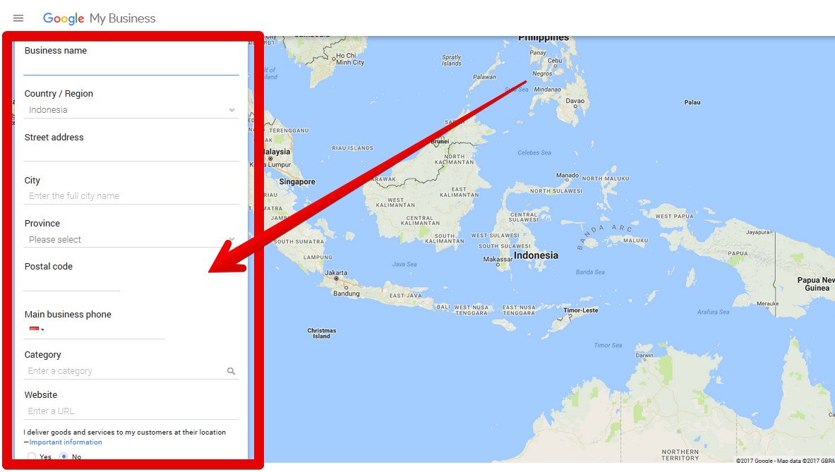 form registrasi google bisnis form registrasi google bisnis