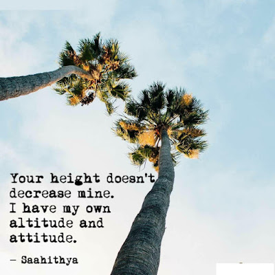 Quotes on height of attitude