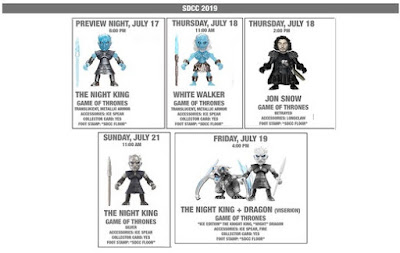 San Diego Comic Con 2019 Exclusive Game of Thrones Action Vinyls by The Loyal Subjects