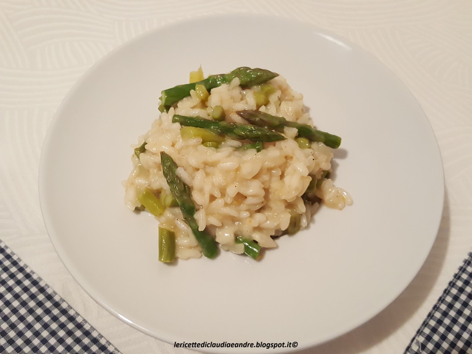 Risotto con asparagi e taleggio