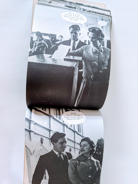 picture of a vintage photo book on white background