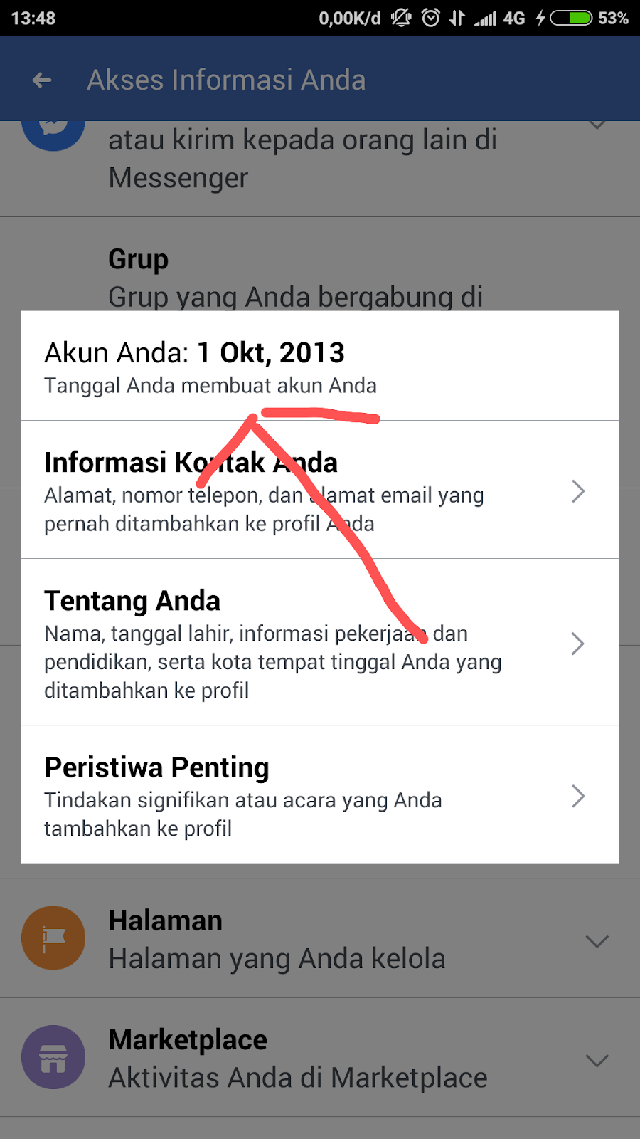 Cara mengetahui tahun pembuatan Akun Facebook Mudah ...