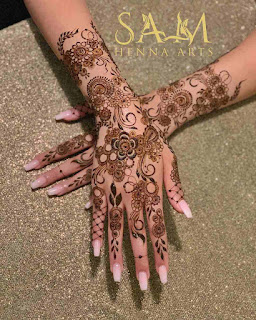 Back Arabic Mehndi Design Back Arabic Mehndi Design