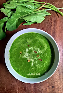 Palak Soup/ palak shorba/ Spinach Soup