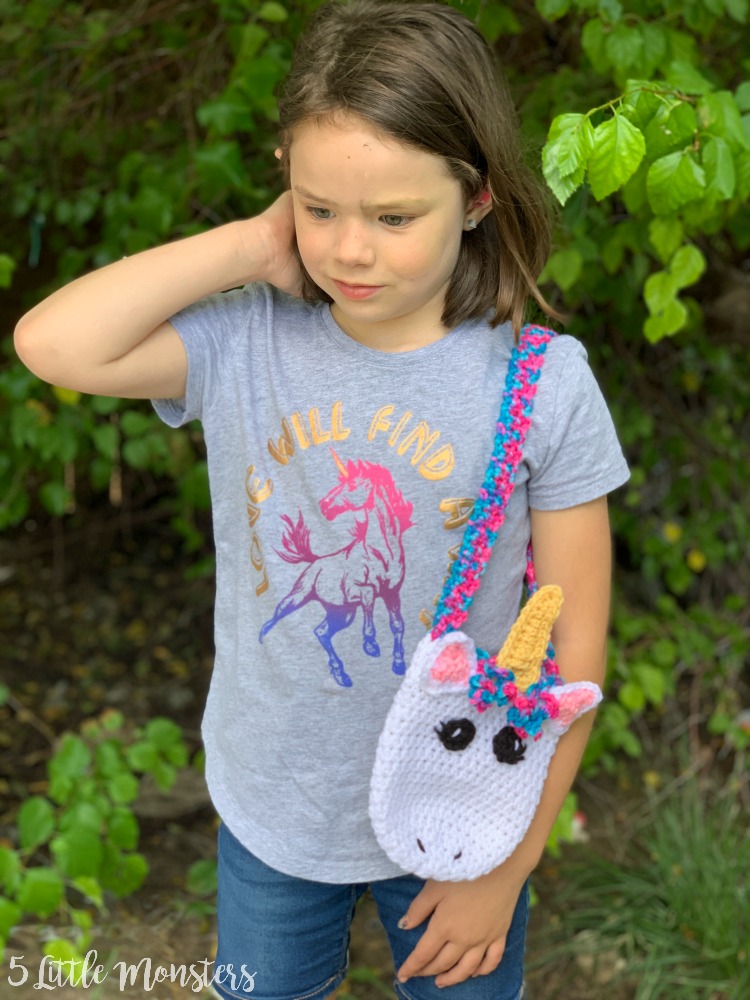 Unicorn Farts Crochet Project Bag - Briana K Designs