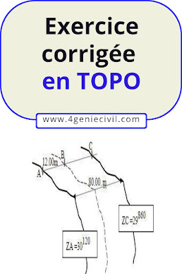 Exercice avec solution en topo