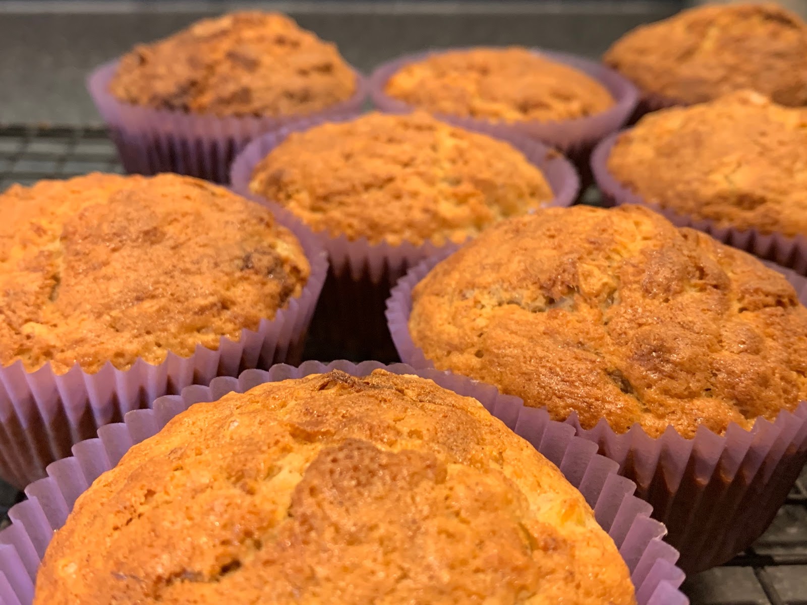 Oaty Banana Muffins