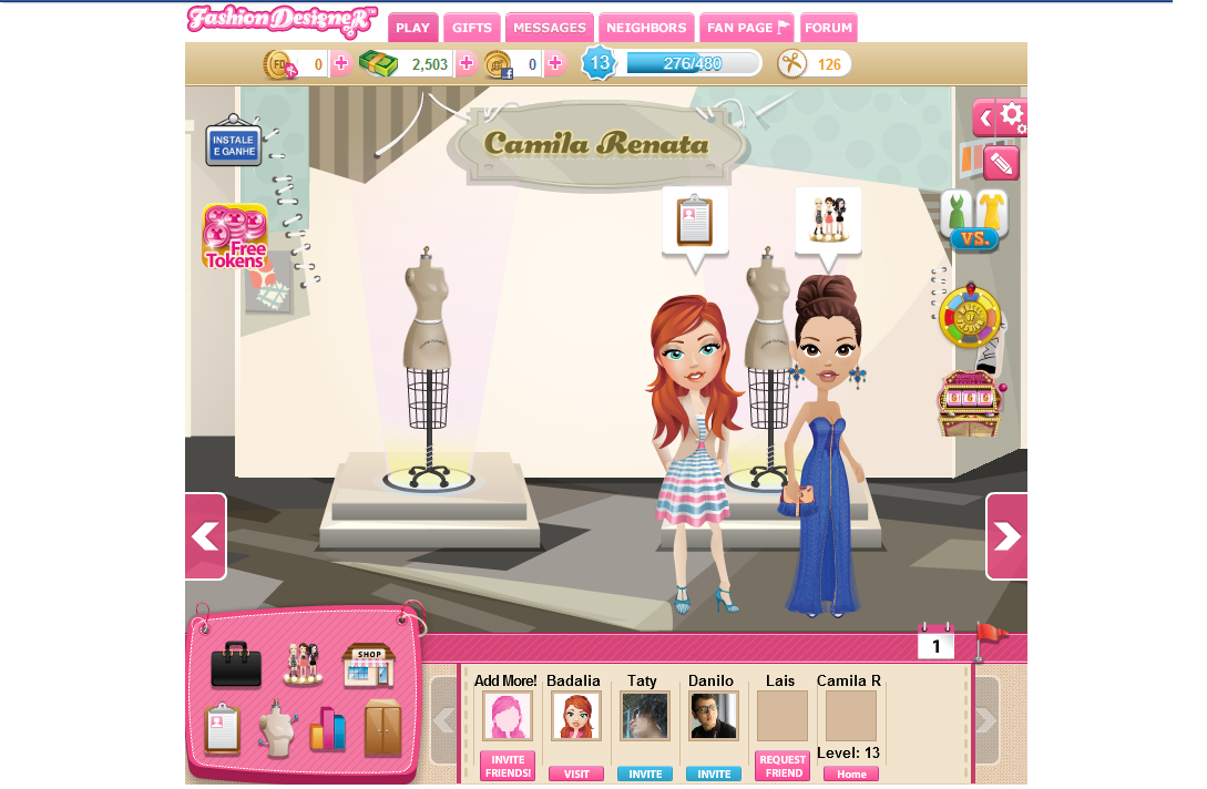 camila jogos Sugestão de jogo Fashion Designer