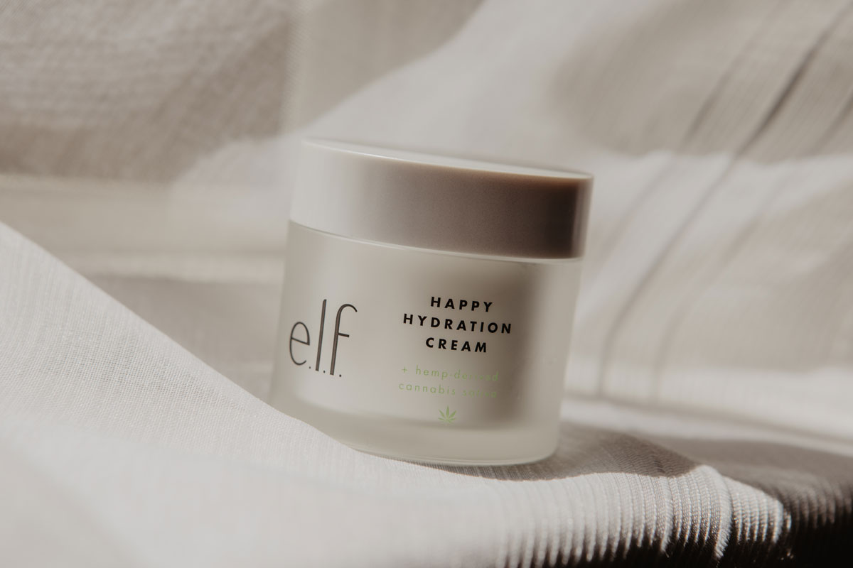Elf Cannabis Sativa Collection Happy Hydration Cream and All the Feels