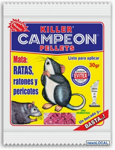 BREA VENENOS: ¡CUIDADO! CAMPEÓN: Veneno para ratas