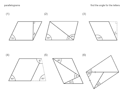 MEDIAN Don Steward mathematics teaching: missing angles