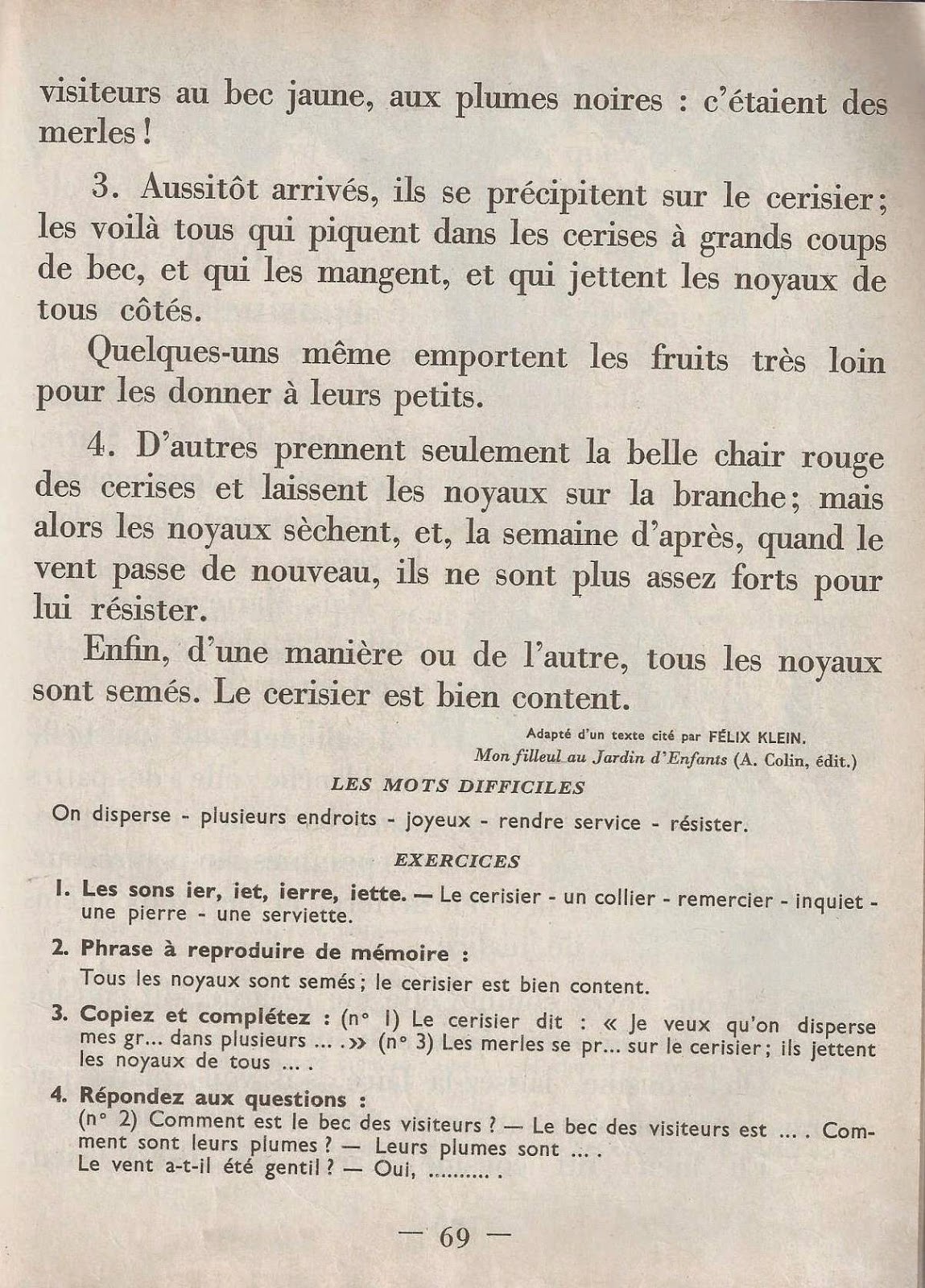 Juredieu, Lisons de belles histoires CP-CE1 (1967) : grandes