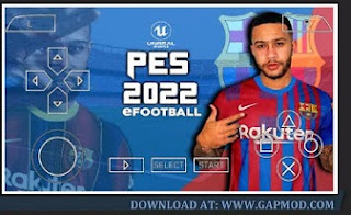 PES 2022 PPSSPP Unreal Engine Chelito V1.0 HD Graphics Latest Graphics & Update New Minikits