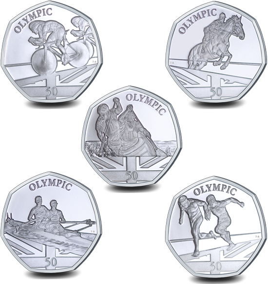 Gibraltar 50 pence 2021 - Summer Olympic Games (normal)