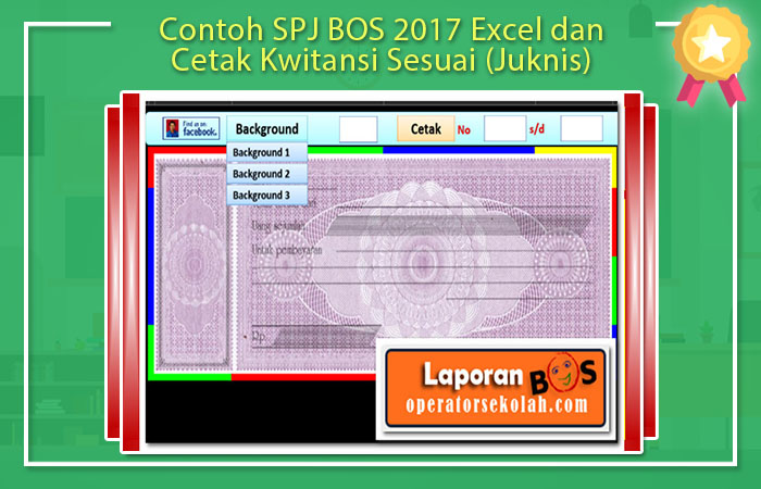 Contoh Spj Bos 2017 Excel Dan Cetak Kwitansi Sesuai Juknis