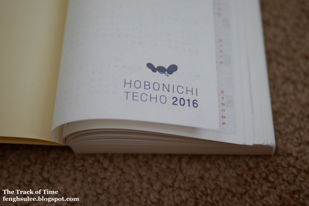 Hobonichi Techo 2016 | The Track of Time