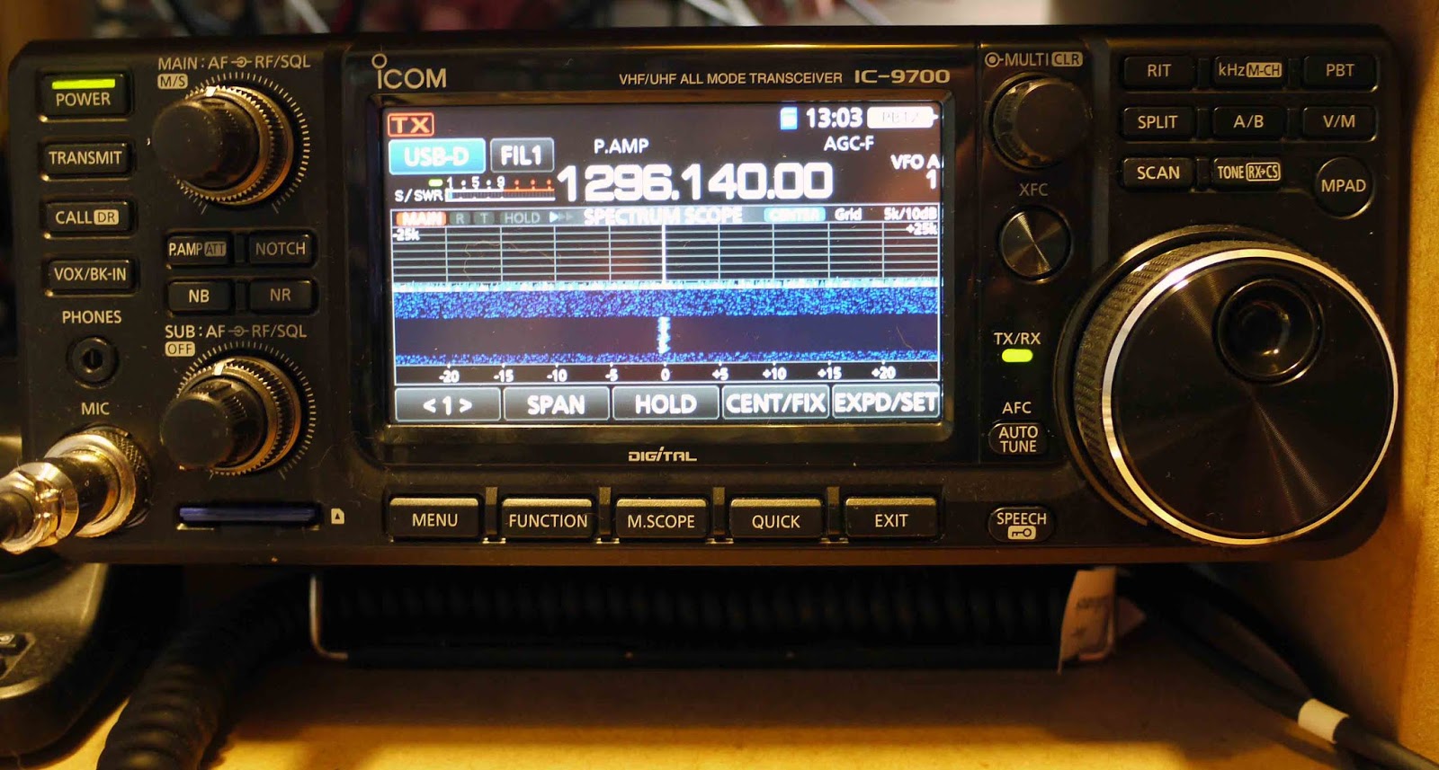 GM4FVM's radio world: Icom IC-9700 operational review.